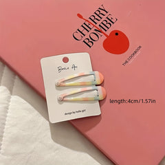 Summer Floral Fruit Hair Clip Hair Accessories For Girls