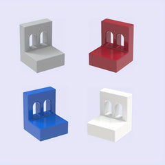 20 PCS Building Block Set Square Fence Railing for Children's DIY Scene Play