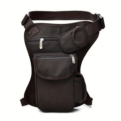 Canvas Waist And Leg Bag Tactical Multifunctional Leg Bag Men's Waist Bag