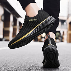 Men's Running Shoes Casual Breathable Lightweight
