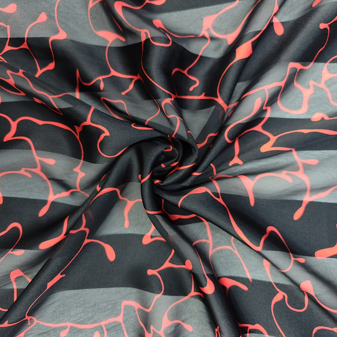 1yd Comfortable Breathable Chiffon Fabric DIY Clothing Pants Dress Fabric