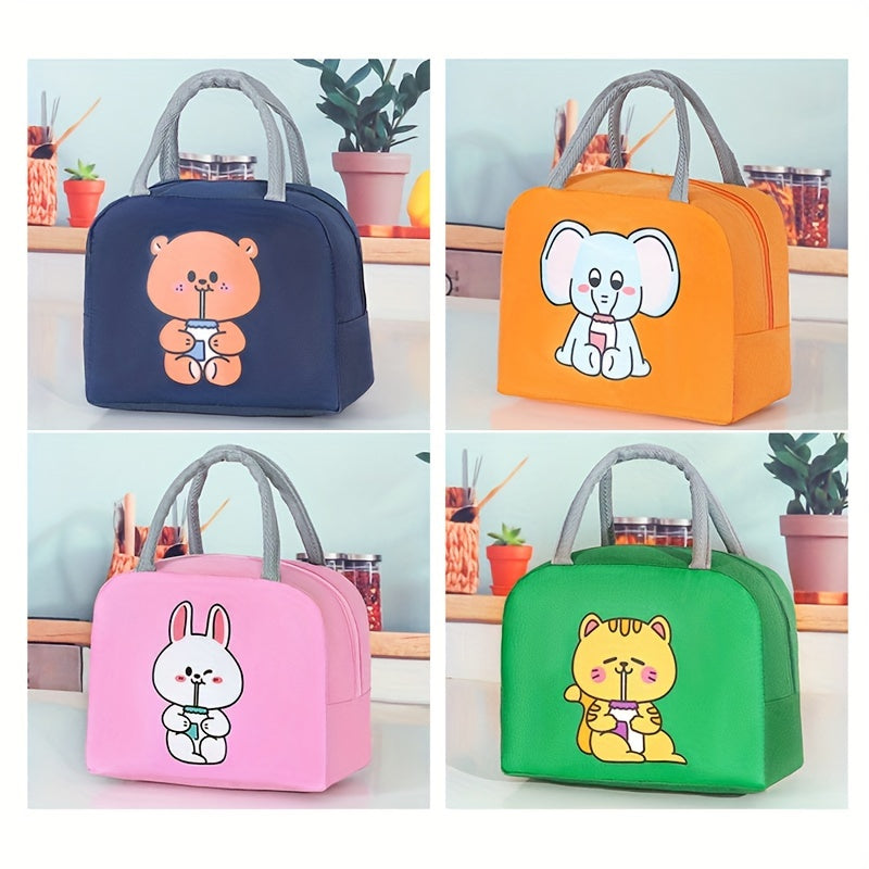 Cartoon Bento Bag - Insulated Travel Picnic Bag