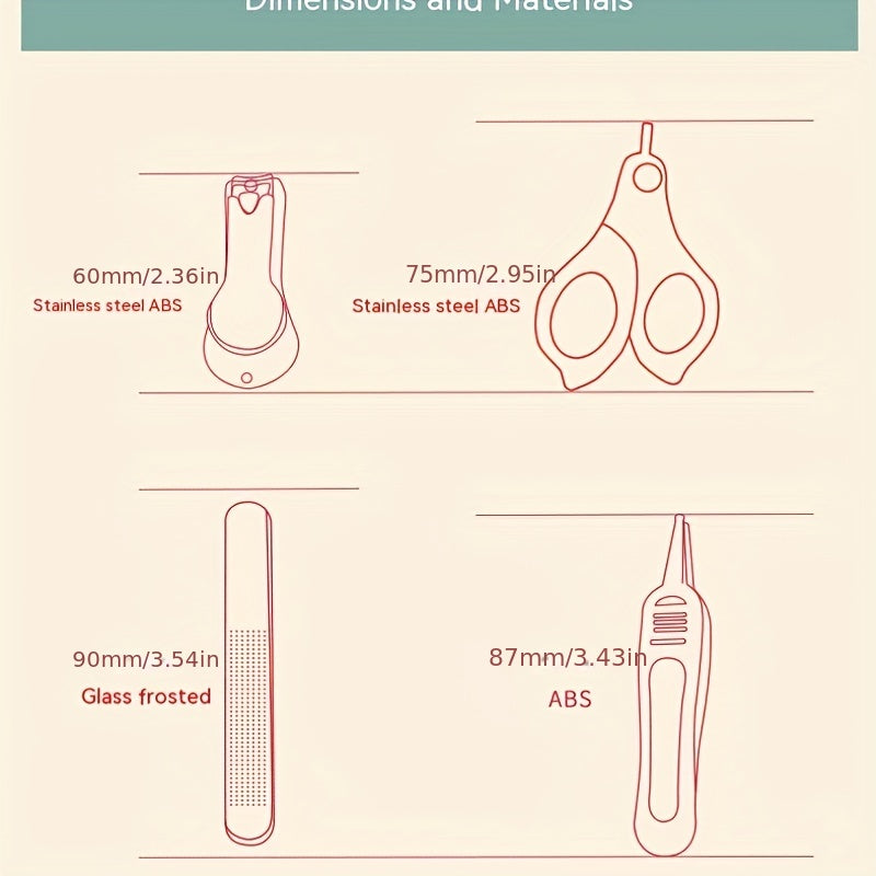 Baby Nail Clipper Set for Newborn Baby