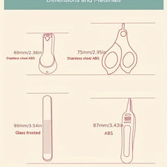 Baby Nail Clipper Set for Newborn Baby