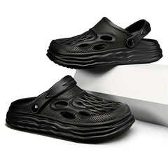 Men Clogs Garden Shoes Comfortable Lightweight Hollow Out Sandals