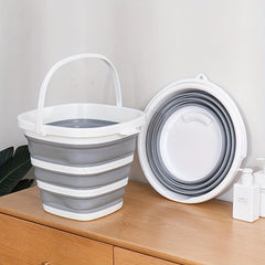Collapsible Silicone Bucket 10L Capacity for Car Wash Fishing Camping