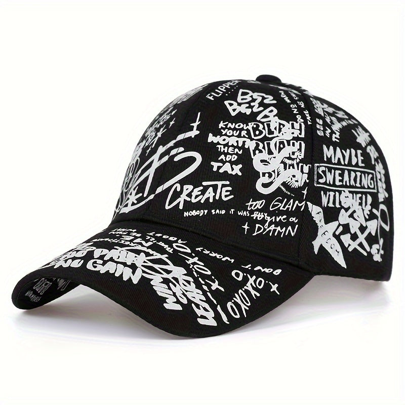 Men's Graffiti Baseball Cap Hip Hop Hat
