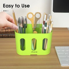 5 Compartment Pen Holder for Desk and Wall