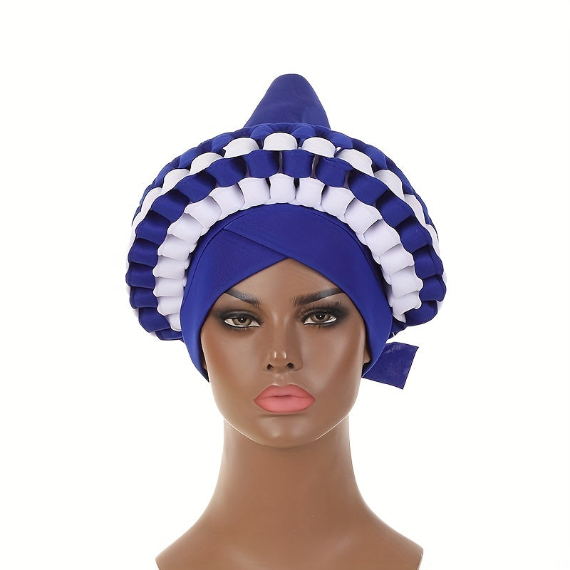 Double Braided Turban Cap Beanie Elastic Bonnet Head Wrap Hijab Hat Women
