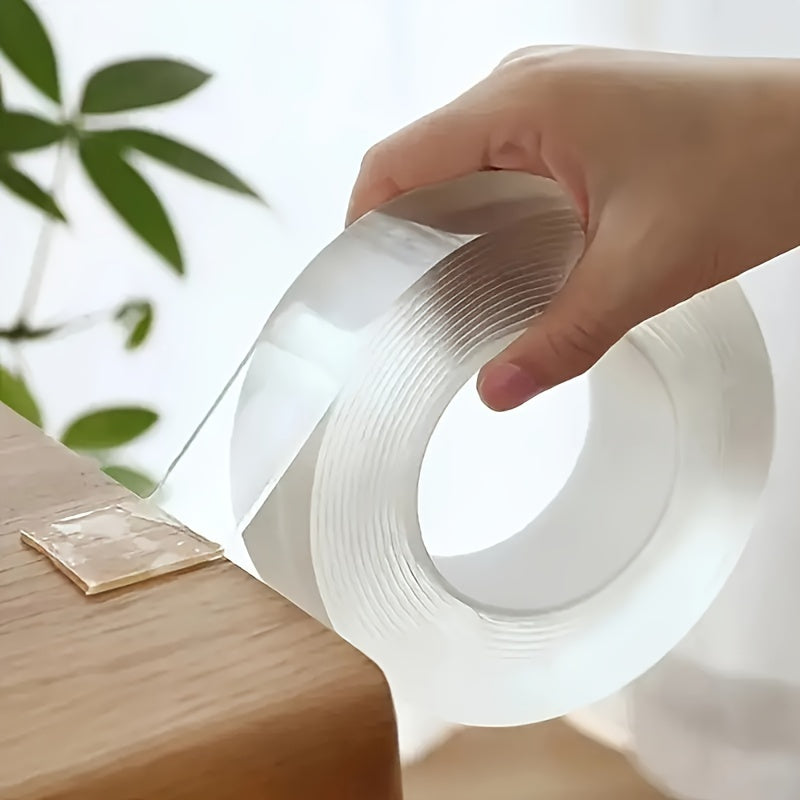 Heavy Duty Double Sided Tape Reusable Strong Adhesive Removable Washable