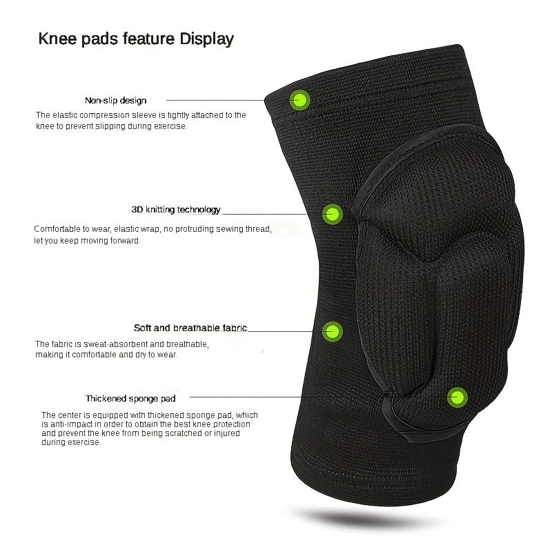 Sports Dance Knee Pads Anti-collision Volleyball Football Basketball Roller Skat