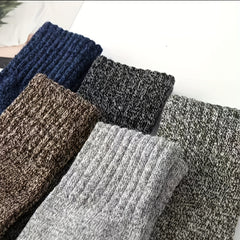 5 Pairs Outdoor Casual Warm Wool Socks for Men