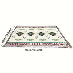 Ethnic Style Cotton Cloth Outdoor Camping Blanket Tear Resistant Mat