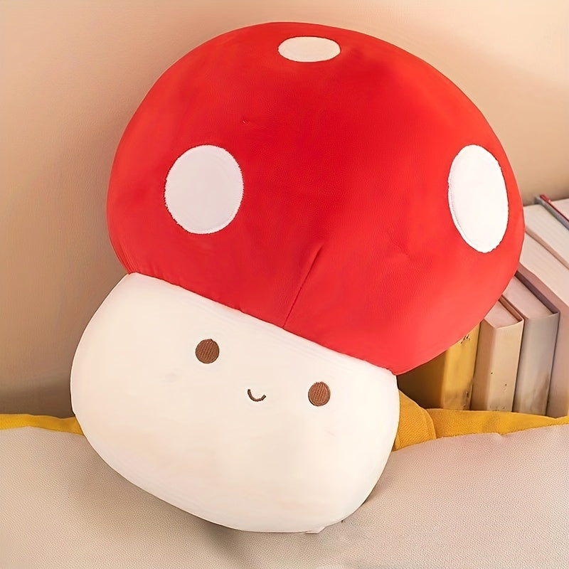 Cute Cartoon Mushroom Plush Toy - Perfect Gift for Christmas & Birthday