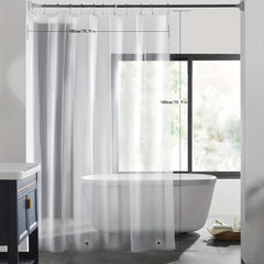 Clear Shower Curtain Liner Waterproof Lightweight Bathroom Accessory