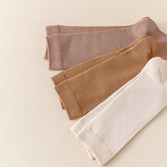 7 Pairs Women's Comfy Mid Tube Socks Solid Color Pack
