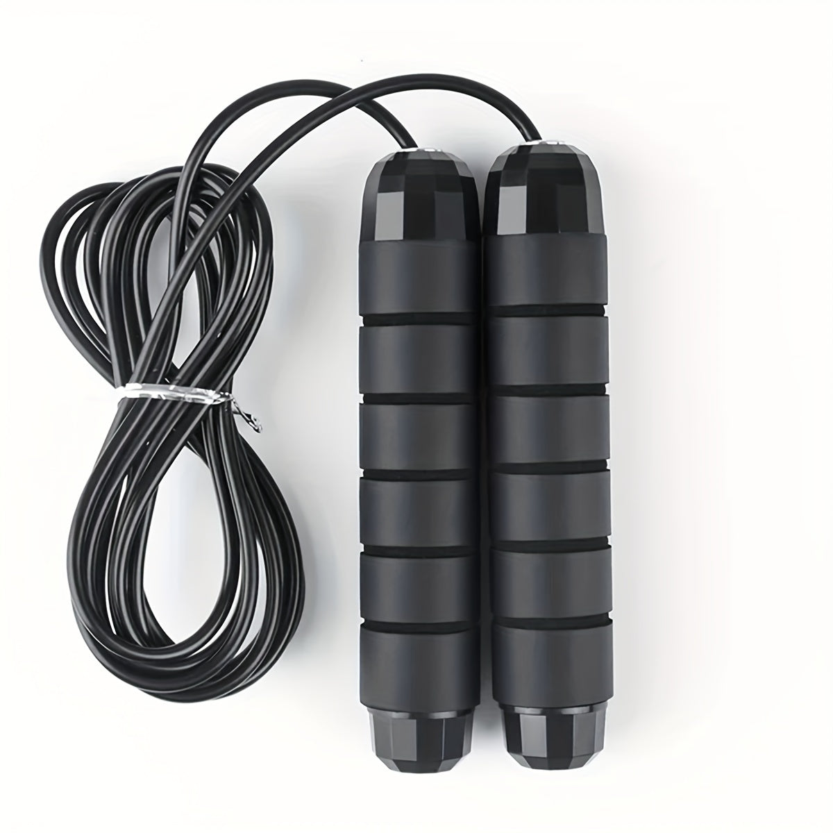 Adjustable Jump Rope With Foam Handles for Speed Training and Gym Workout