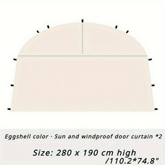Portable Sun Shelter Outdoor Canopy Tent Camping Picnic Waterproof