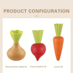 12 Play Kitchen Toys Simulated Carrot and Onion Planting Educational Activities