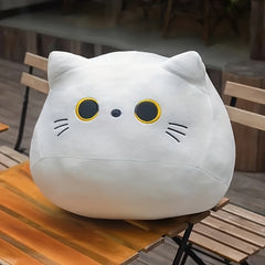 Grey Cat Throw Pillow Plush Doll Gift Decoration