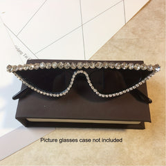 Y2K Rhinestone Cat Eye Sunglasses Small Frame Stylish Women Eyewear