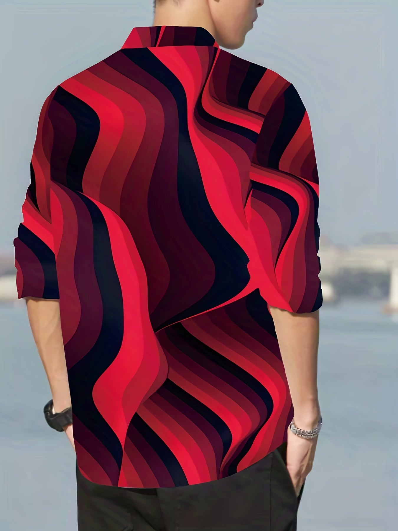 Men's Comfy Long Sleeve Shirt For Autumn