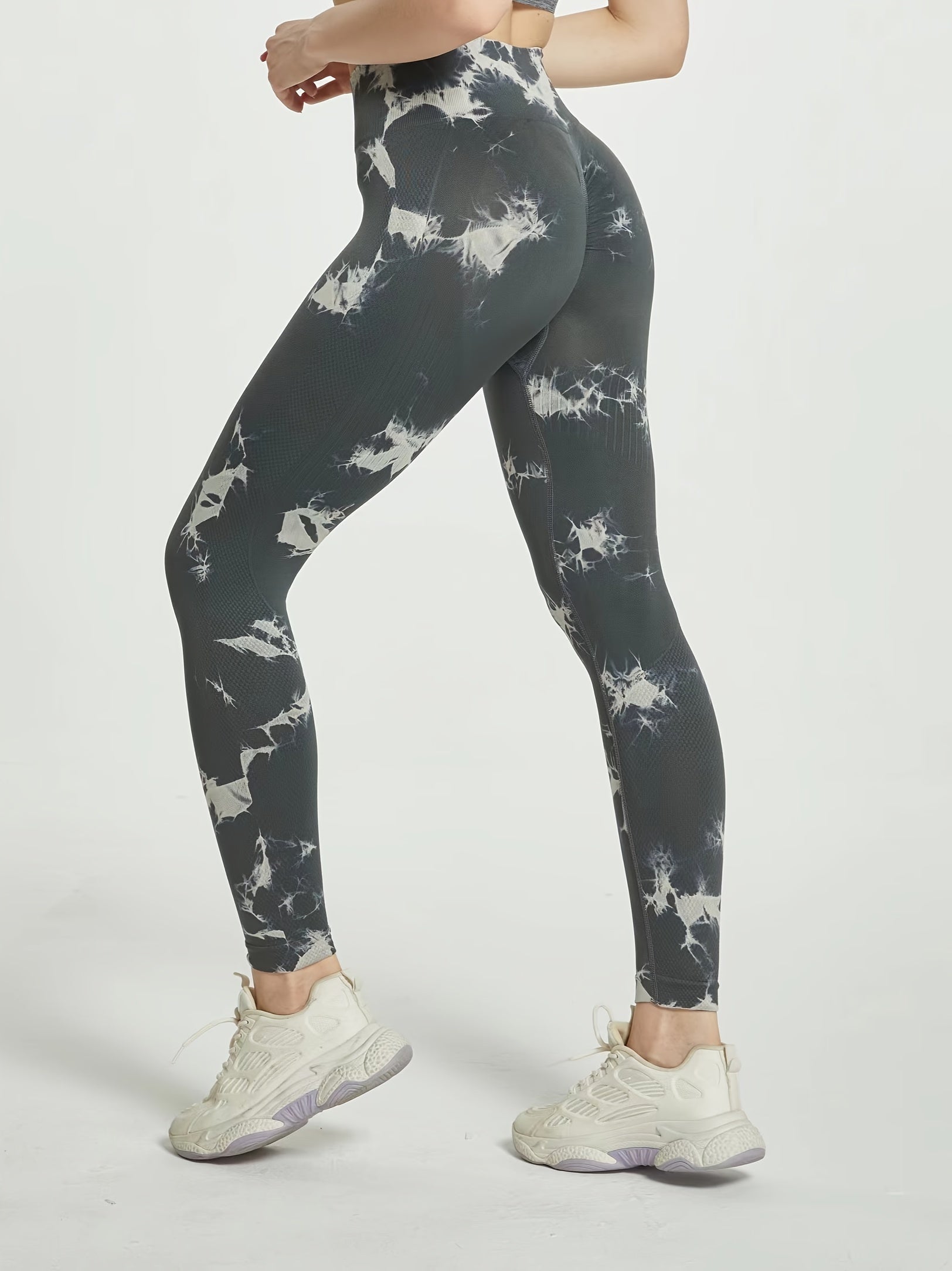 Tie Dye Yoga Tight Pants High Stretch Fitness Leggings