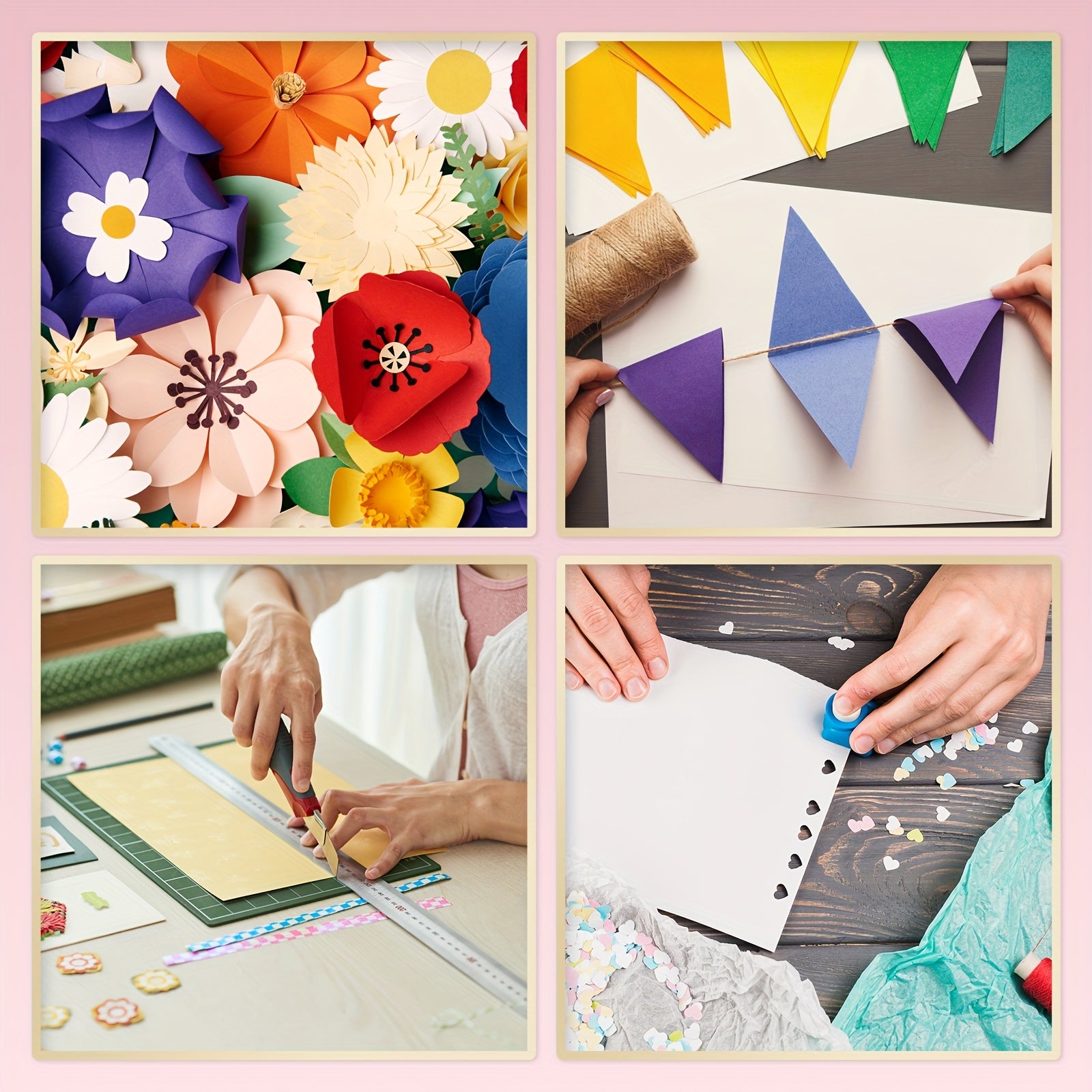 100 Sheets Colored Cardstock 20 Rainbow Colors 220gsm DIY Art Students Paper