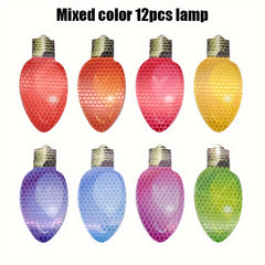 Christmas Light Bulb Car Stickers Reflective Magnet