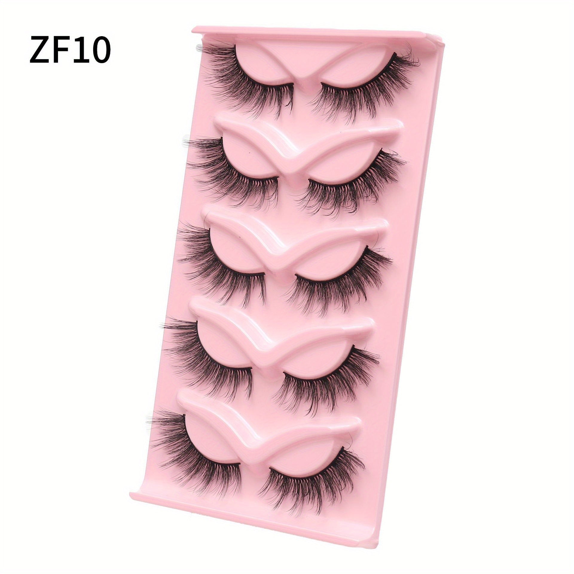 Natural Lightweight Fluffy False Eyelashes Cross Extension