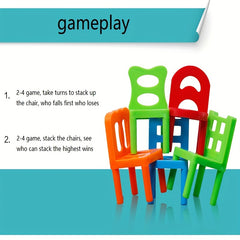 24pcs Mini Stacking Chair Building Blocks Educational Family Game
