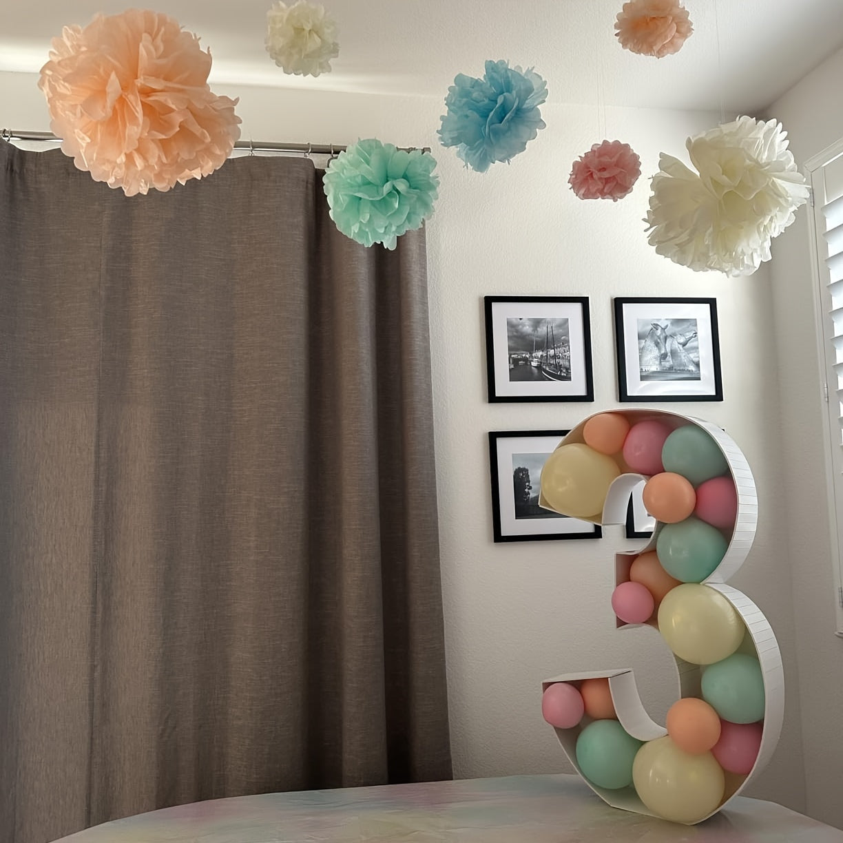 91 Mosaic Numbers For Balloons Marquee Numbers Pre Cut Light Up 91 44 Cm Tall