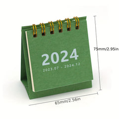 2pcs Mini Desktop Calendar Year Christmas Gift