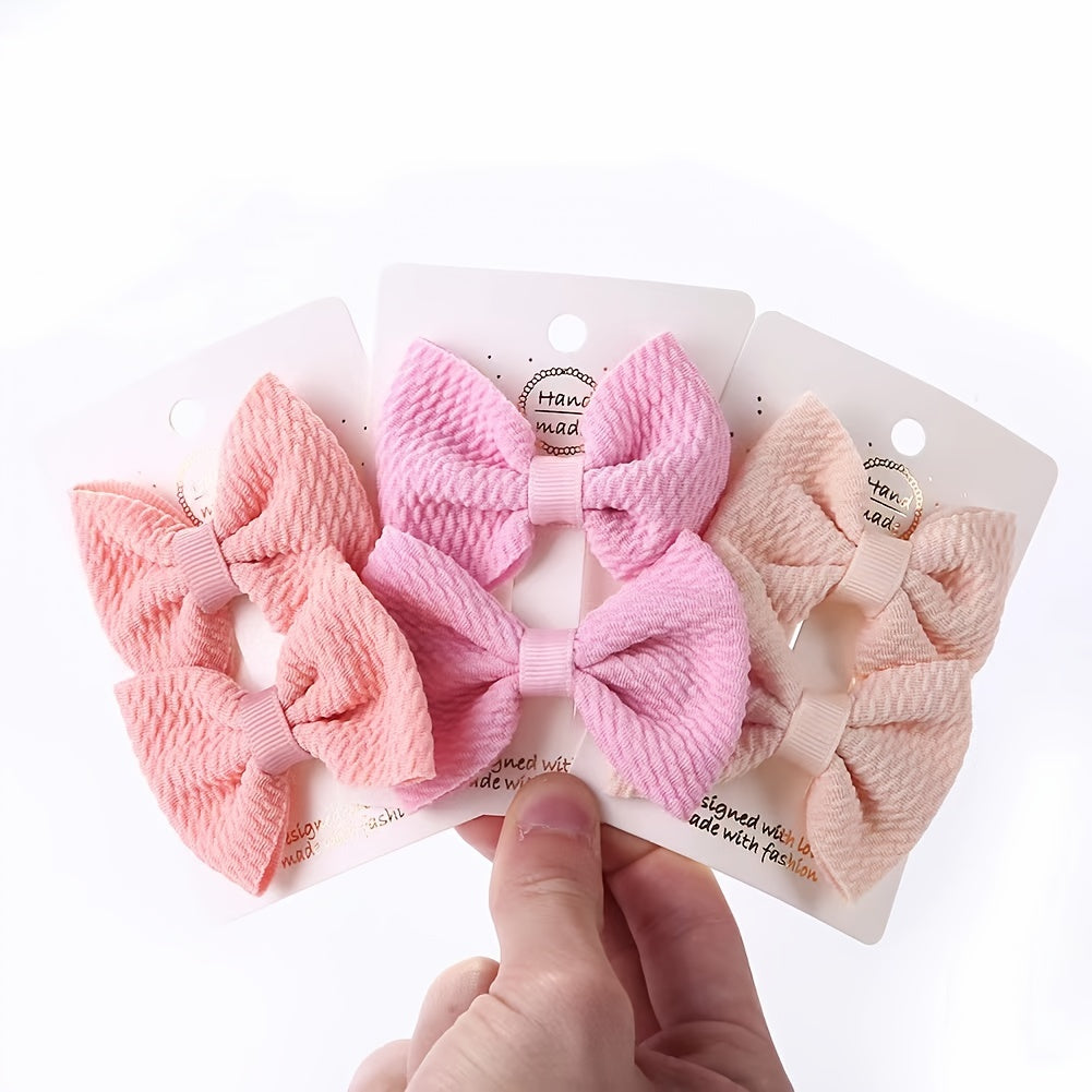 Kids Girls Bow Hair Clips Princess Hair Accessory For Kids