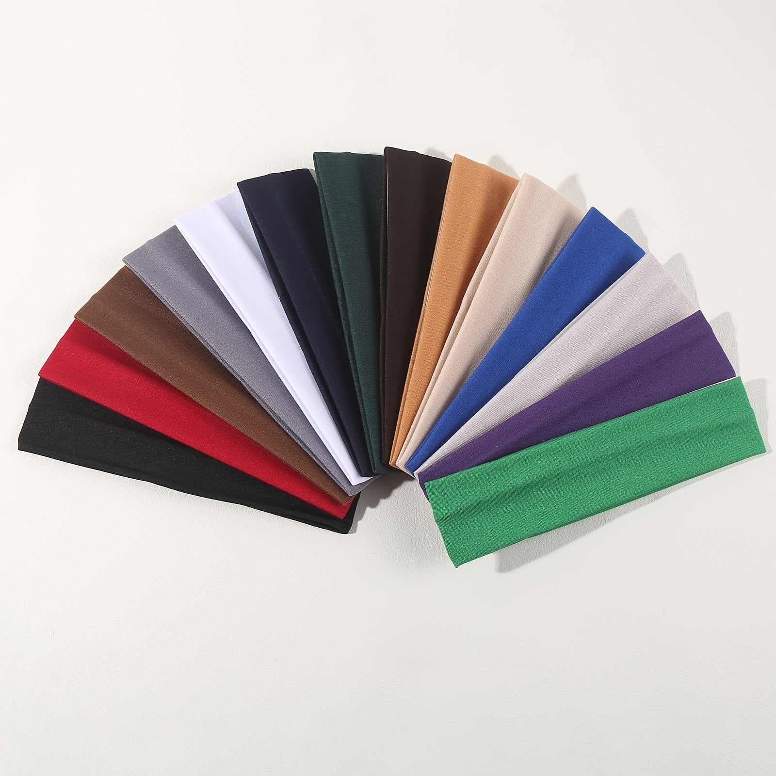 14pcs Solid Headbands Women Hair Bands Soft Stretchy Head Wrap Beauty Headband