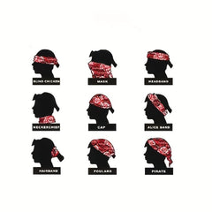 Skull Outdoor Sports Headband Hip hop Ghost Men's Headscarf