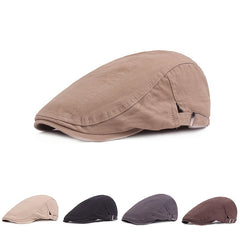 Men's Retro Cabbie Hat Classic Newsboy Cap For Outdoor Fishing