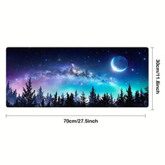 Large Desk Mat Extended Gaming Mouse Pad Non Slip Base Stitched Eges 70X30CM