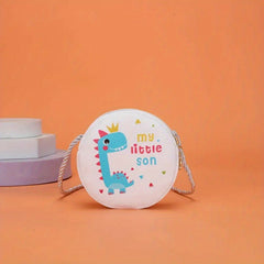 Kids Dinosaur Letter Crossbody Bag Waterproof Coin Purse Wallet