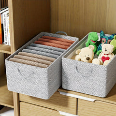 Large Storage Basket Non-woven Fabric Steel Frame Folding