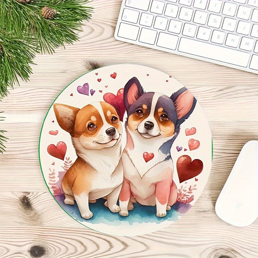 Cartoon Dog Mouse Pad Waterproof Funny Non Slip Rubber Small Mouse Pads