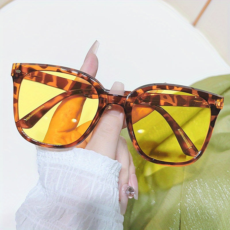 Foldable Tortoiseshell Sunglasses UV400 Sun Shades