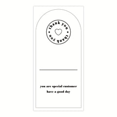 50pcs Envelopes Seal Gift Packaging Box Retail Bag Box Seal Stickers Rectangle