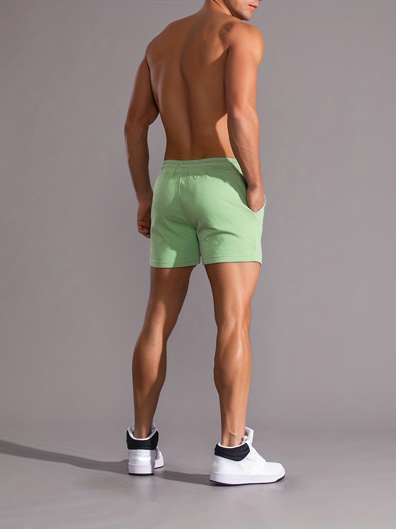 Skull Pattern Activewear Comfy Shorts for Men