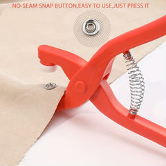 Snap Button Kit Pliers 50 Buttons Clear Box DIY Crafts Clothes Hats
