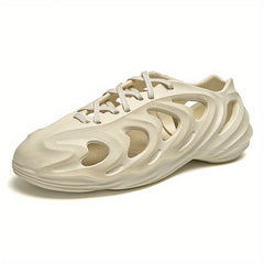 Women's Breathable Closed Toe Lace Up Clogs
