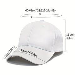 Solid Ponytail Baseball Cap Adjustable Back Buckle Outdoor