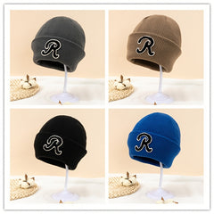 Solid Beanie Hat Winter Warm Women's Hat Thermal Hat