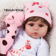 Realistic Newborn Baby Dolls 45-72 cm Silicone Toddler Girl Lifelike