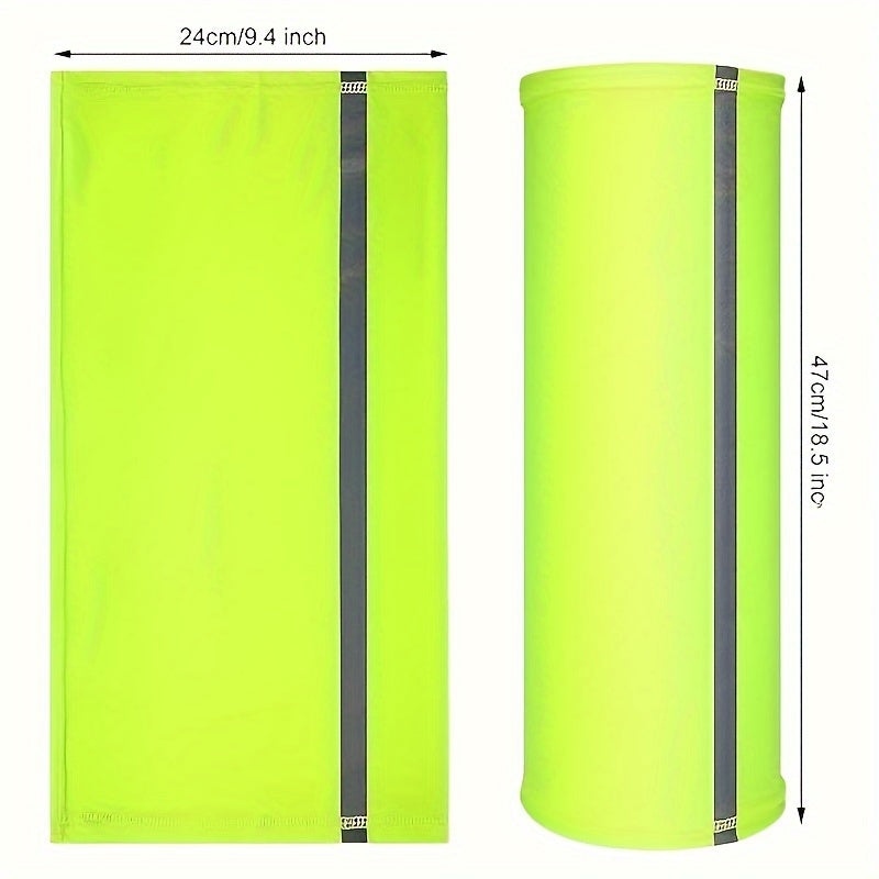 Reflective Neck Gaiter Face Cover for Safety